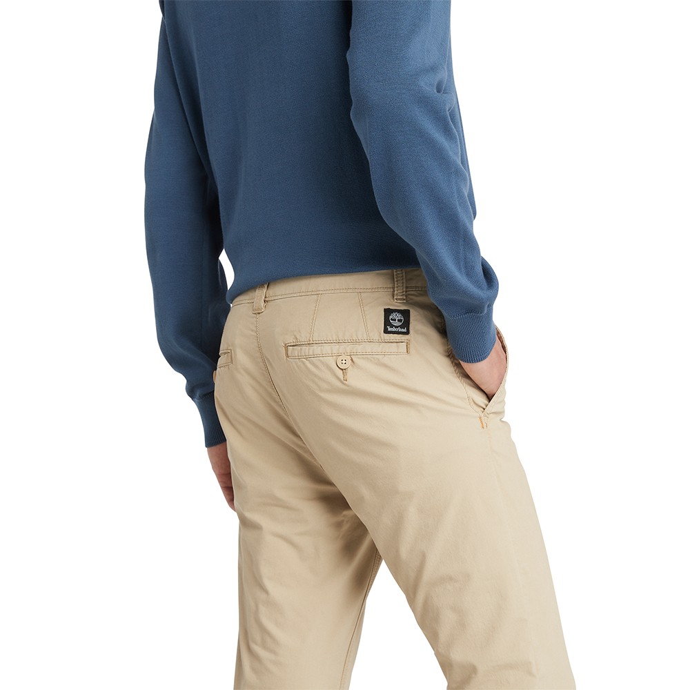 TIMBERLAND</br>Ανδρικό Παντελόνι Μπεζ Poplin Chino Pant Slim A5TUQ-DH4 Timberland TIMBERLAND</br>Ανδρικό Παντελόνι Μπεζ Poplin Chino Pant Slim A5TUQ-DH4 Timberland