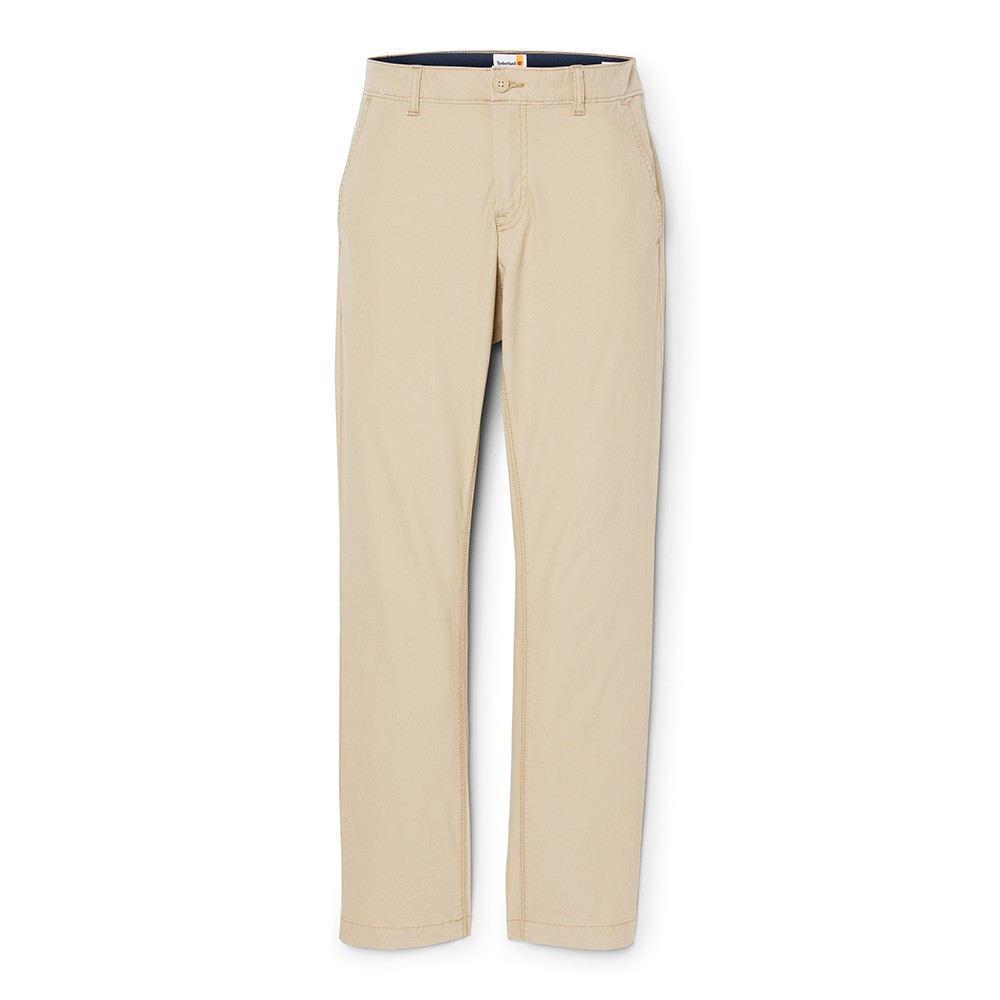 TIMBERLAND</br>Ανδρικό Παντελόνι Μπεζ Poplin Chino Pant Slim A5TUQ-DH4 Timberland TIMBERLAND</br>Ανδρικό Παντελόνι Μπεζ Poplin Chino Pant Slim A5TUQ-DH4 Timberland