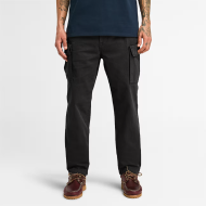 Ανδρικό Παντελόνι Μαύρο Brookline Twill Cargo Pant Relaxed Tapered A5TVY-001 Timberland
