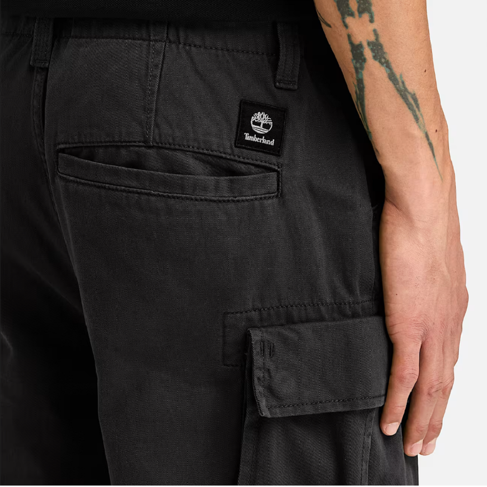 TIMBERLAND</br>Ανδρικό Παντελόνι Μαύρο Brookline Twill Cargo Pant Relaxed Tapered A5TVY-001 Timberland TIMBERLAND</br>Ανδρικό Παντελόνι Μαύρο Brookline Twill Cargo Pant Relaxed Tapered A5TVY-001 Timberland