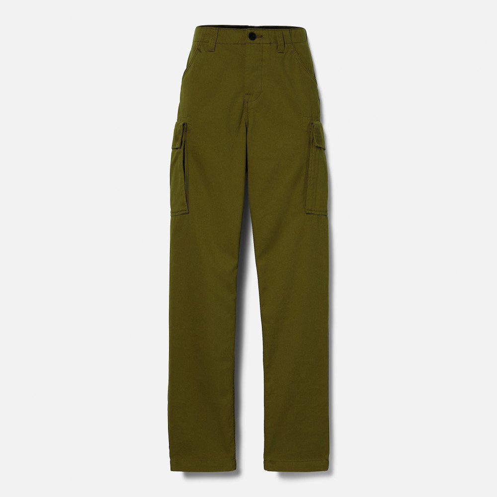 TIMBERLAND</br>Ανδρικό Παντελόνι Χακί Brookline Twill Cargo Pant Relaxed Tapered A5TVY-302 Timberland TIMBERLAND</br>Ανδρικό Παντελόνι Χακί Brookline Twill Cargo Pant Relaxed Tapered A5TVY-302 Timberland