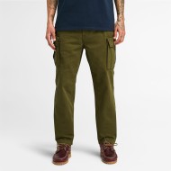 Ανδρικό Παντελόνι Χακί Brookline Twill Cargo Pant Relaxed Tapered A5TVY-302 Timberland