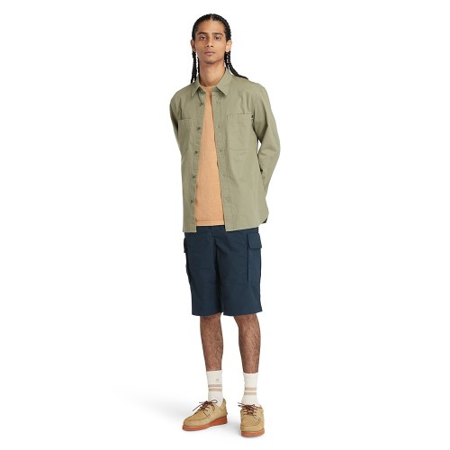 Ανδρική Βερμούδα Μπλε Brookline Poplin Cargo Short Relaxed A5TZQ-433 Timberland Ανδρική Βερμούδα Μπλε Brookline Poplin Cargo Short Relaxed A5TZQ-433 Timberland