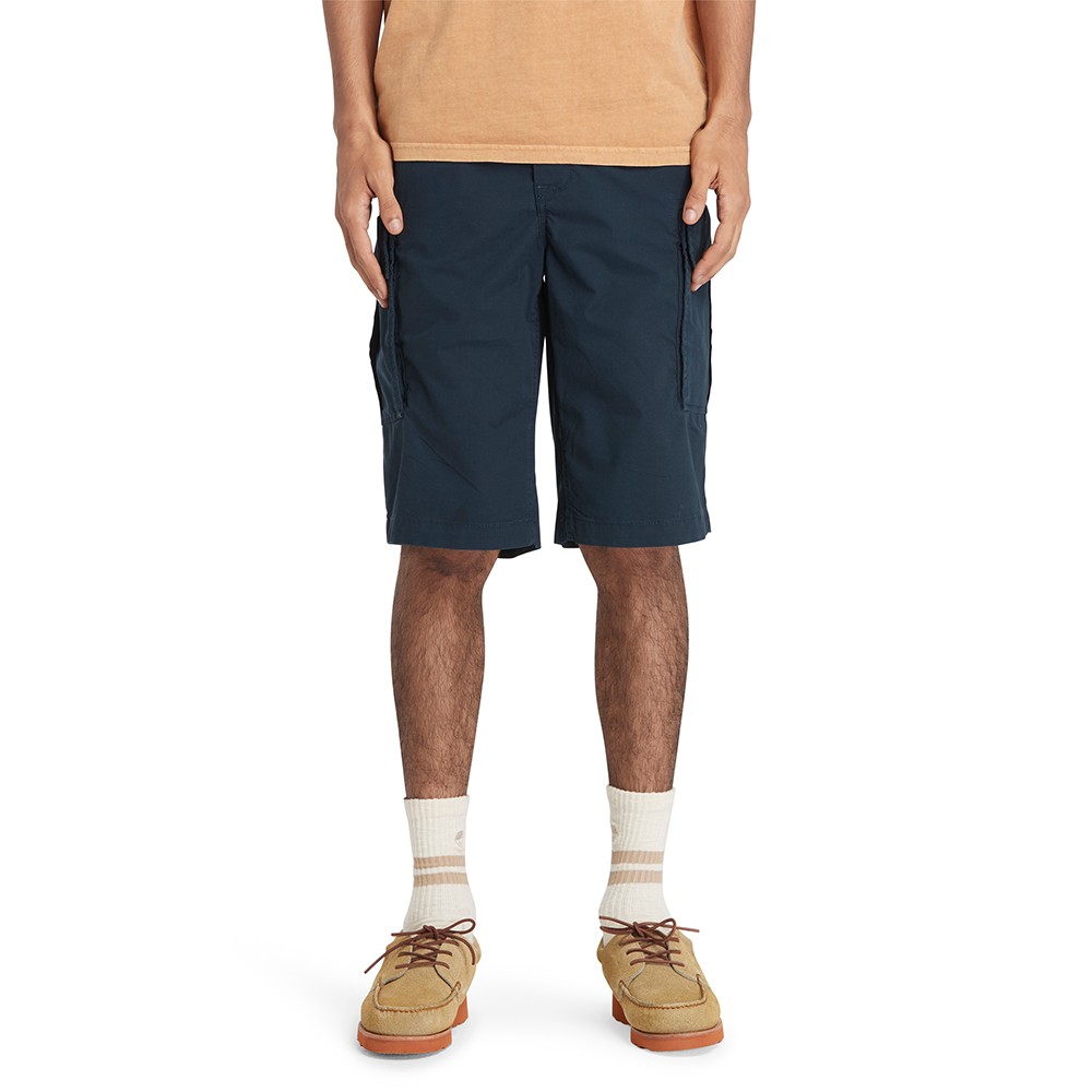 TIMBERLAND</br>Ανδρική Βερμούδα Μπλε Brookline Poplin Cargo Short Relaxed A5TZQ-433 Timberland