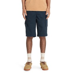 Ανδρική Βερμούδα Μπλε Brookline Poplin Cargo Short Relaxed A5TZQ-433 Timberland