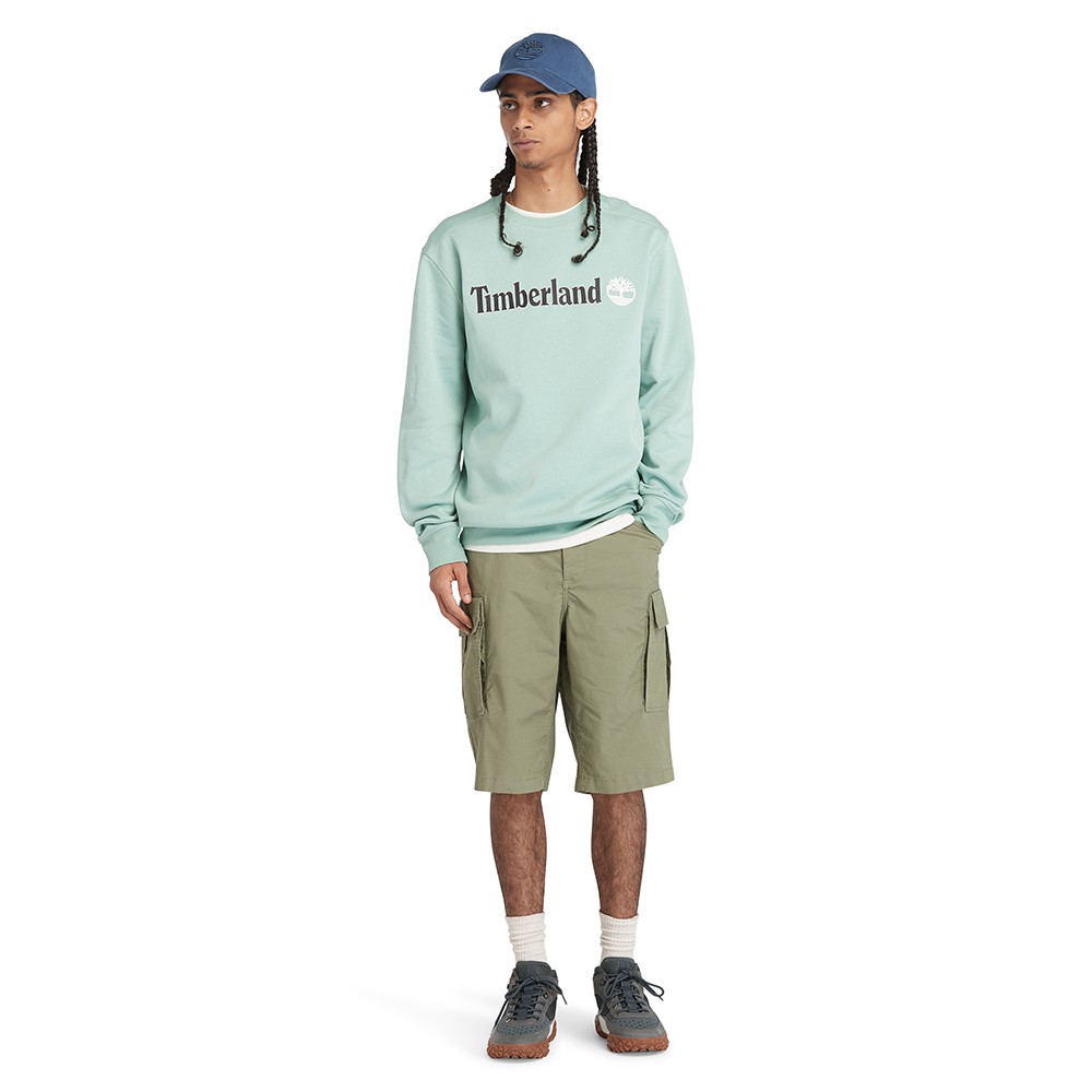 TIMBERLAND</br>Ανδρική Βερμούδα Χακί Brookline Poplin Cargo Short Relaxed A5TZQ-590 Timberland