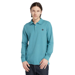 Ανδρικό Polo T-shirt Πετρόλ LS Millers River Pique Polo A5UDW-DV7