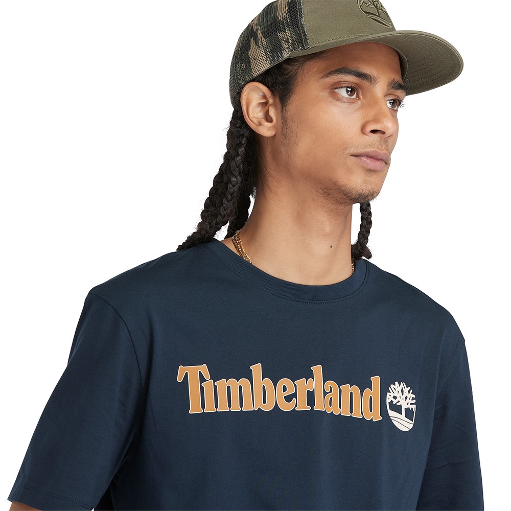 TIMBERLAND</br>Ανδρικό T-shirt Μπλε SS Kennebec River Linear Logo Regular Tee A5UPQ-433 Timberland TIMBERLAND</br>Ανδρικό T-shirt Μπλε SS Kennebec River Linear Logo Regular Tee A5UPQ-433 Timberland