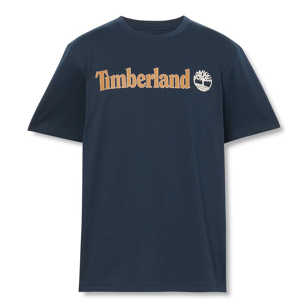 TIMBERLAND</br>Ανδρικό T-shirt Μπλε SS Kennebec River Linear Logo Regular Tee A5UPQ-433 Timberland TIMBERLAND</br>Ανδρικό T-shirt Μπλε SS Kennebec River Linear Logo Regular Tee A5UPQ-433 Timberland