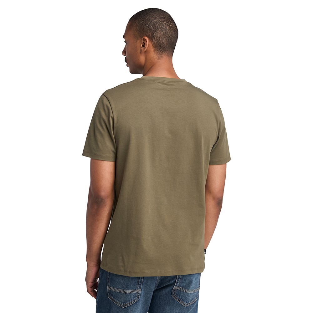 TIMBERLAND</br>Ανδρικό T-shirt Χακί SS Kennebec River Linear Logo Regular Tee A5UPQ-A58 Timberland TIMBERLAND</br>Ανδρικό T-shirt Χακί SS Kennebec River Linear Logo Regular Tee A5UPQ-A58 Timberland