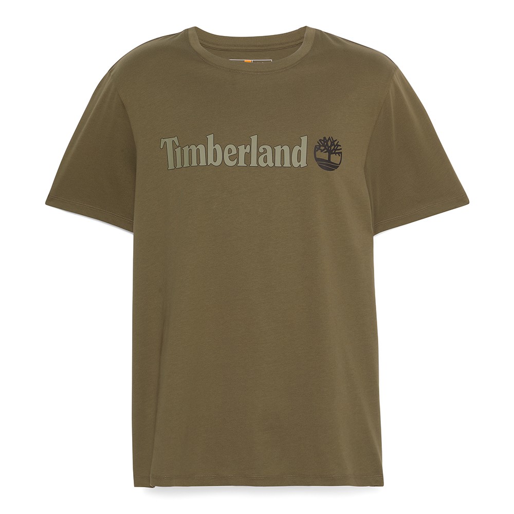 TIMBERLAND</br>Ανδρικό T-shirt Χακί SS Kennebec River Linear Logo Regular Tee A5UPQ-A58 Timberland TIMBERLAND</br>Ανδρικό T-shirt Χακί SS Kennebec River Linear Logo Regular Tee A5UPQ-A58 Timberland
