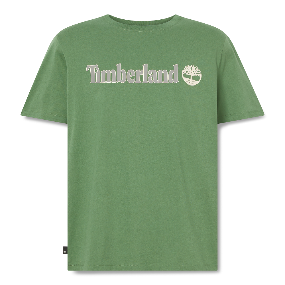 TIMBERLAND</br>Timberland SS Kennebec River Linear Logo Regular Tee A5UPQ-A6Z Ανδρικό T-shirt Πράσινο