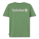TIMBERLAND</br>Timberland SS Kennebec River Linear Logo Regular Tee A5UPQ-A6Z Ανδρικό T-shirt Πράσινο
