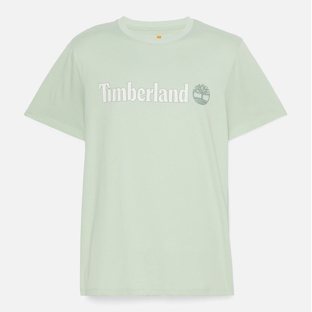 TIMBERLAND</br>Ανδρικό T-shirt Βεραμάν SS Kennebec River Linear Logo Regular Tee A5UPQ-ENE Timberland TIMBERLAND</br>Ανδρικό T-shirt Βεραμάν SS Kennebec River Linear Logo Regular Tee A5UPQ-ENE Timberland