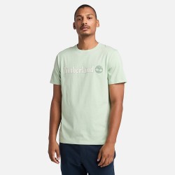 Ανδρικό T-shirt Βεραμάν SS Kennebec River Linear Logo Regular Tee A5UPQ-ENE Timberland