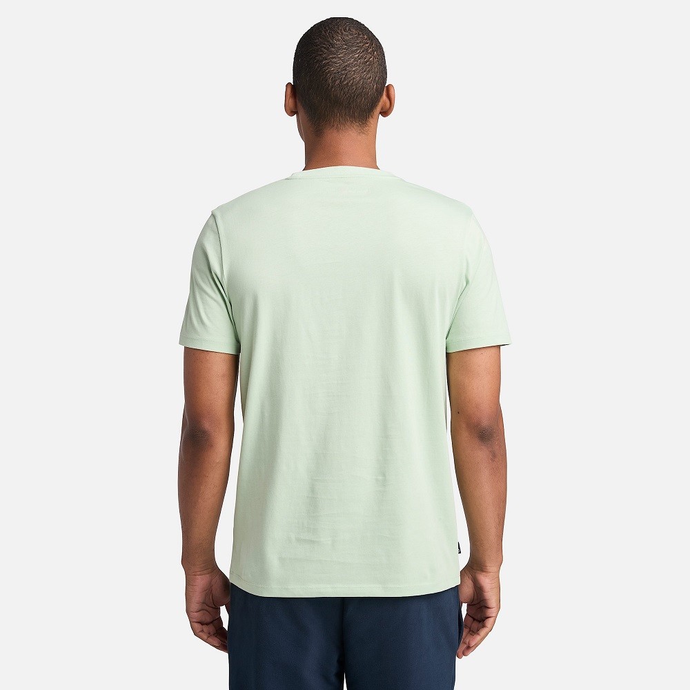 TIMBERLAND</br>Ανδρικό T-shirt Βεραμάν SS Kennebec River Linear Logo Regular Tee A5UPQ-ENE Timberland TIMBERLAND</br>Ανδρικό T-shirt Βεραμάν SS Kennebec River Linear Logo Regular Tee A5UPQ-ENE Timberland