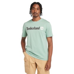 Ανδρικό T-shirt Βεραμάν SS Kennebec River Linear Logo Regular Tee A5UPQ-EW0 Timberland