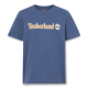 TIMBERLAND</br>Timberland SS Kennebec River Linear Logo Regular Tee A5UPQ-EYO Ανδρικό T-shirt Μπλε