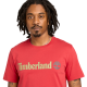 TIMBERLAND</br>Timberland SS Kennebec River Linear Logo Regular Tee A5UPQ-N96 Ανδρικό T-shirt Κόκκινο