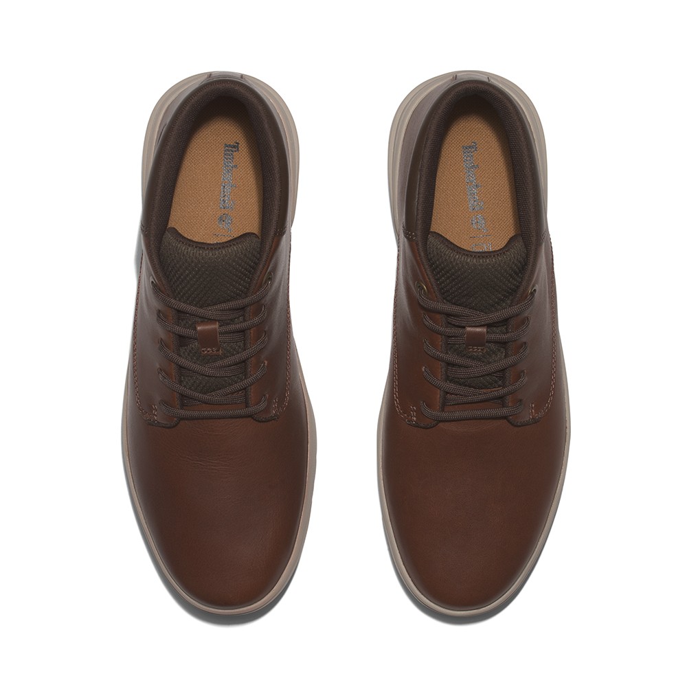 TIMBERLAND</br>Ανδρικά Μποτάκια Καφέ Δέρμα Seneca Bay Chukka A5UVN-201 Timberland