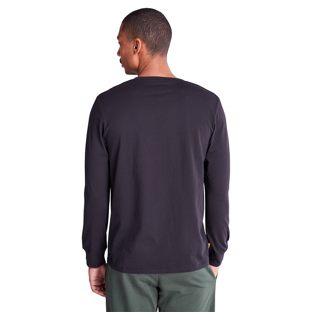 TIMBERLAND</br>Ανδρικό T-shirt Μαύρο LS Wind, Water, Earth & Sky™ Crew Tee A5VMI-001 TIMBERLAND</br>Ανδρικό T-shirt Μαύρο LS Wind, Water, Earth & Sky™ Crew Tee A5VMI-001