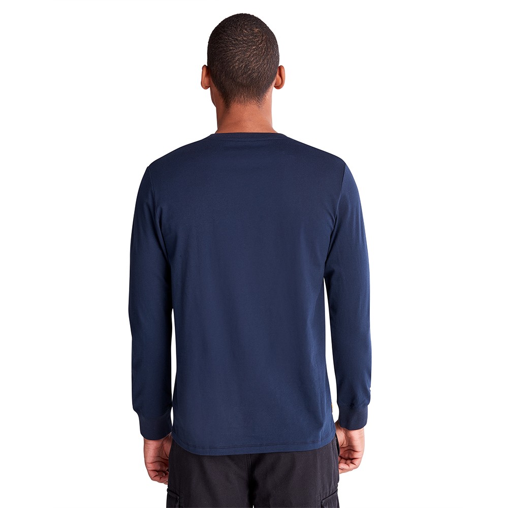 TIMBERLAND</br>Ανδρικό T-shirt Μπλε LS Wind, Water, Earth & Sky™ Crew Tee A5VMI-433 Timberland TIMBERLAND</br>Ανδρικό T-shirt Μπλε LS Wind, Water, Earth & Sky™ Crew Tee A5VMI-433 Timberland
