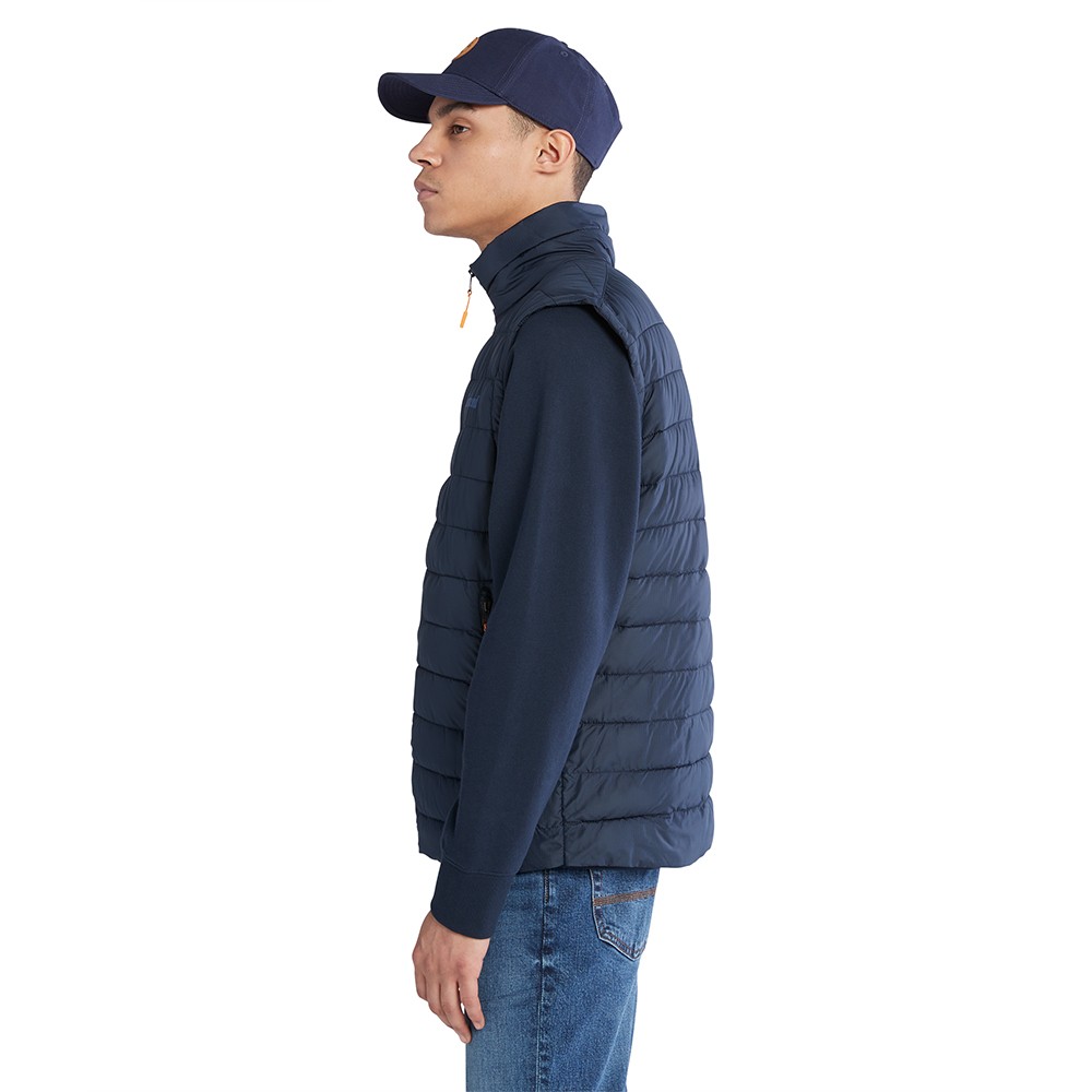 TIMBERLAND</br>Ανδρικό Μπουφάν Αμάνικο Μπλε DWR Axis Peak Packable Vest A5XR5-433 Timberland TIMBERLAND</br>Ανδρικό Μπουφάν Αμάνικο Μπλε DWR Axis Peak Packable Vest A5XR5-433 Timberland