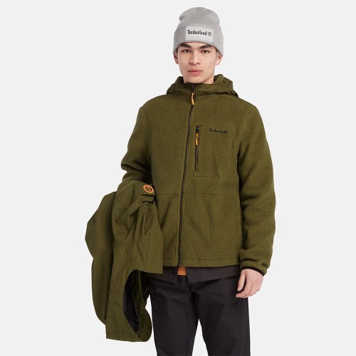Ανδρικό Μπουφάν Χακί Benton Waterproof 3in1 Jacket A5XT1-302 Timberland