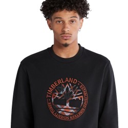 Ανδρικό Φούτερ Μαύρο Little Cold River Tree Crew Sweatshirt A5Y41-001 Timberland