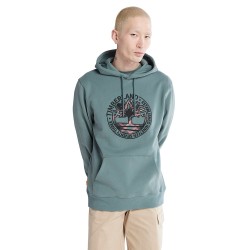 Ανδρικό Φούτερ Πράσινο Little Cold River Tree Hoodie A5Y4N-392 Timberland