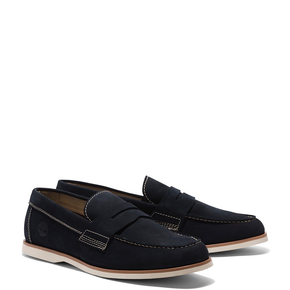 TIMBERLAND</br>Ανδρικά Boat-shoes/Loafers Μπλε Δέρμα Nubuck Classic Boat Venetian A5ZD1-019 Timberland TIMBERLAND</br>Ανδρικά Boat-shoes/Loafers Μπλε Δέρμα Nubuck Classic Boat Venetian A5ZD1-019 Timberland