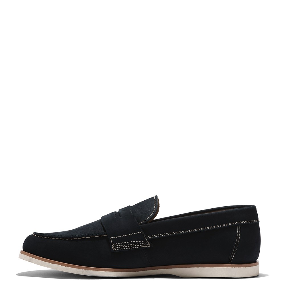 TIMBERLAND</br>Ανδρικά Boat-shoes/Loafers Μπλε Δέρμα Nubuck Classic Boat Venetian A5ZD1-019 Timberland TIMBERLAND</br>Ανδρικά Boat-shoes/Loafers Μπλε Δέρμα Nubuck Classic Boat Venetian A5ZD1-019 Timberland