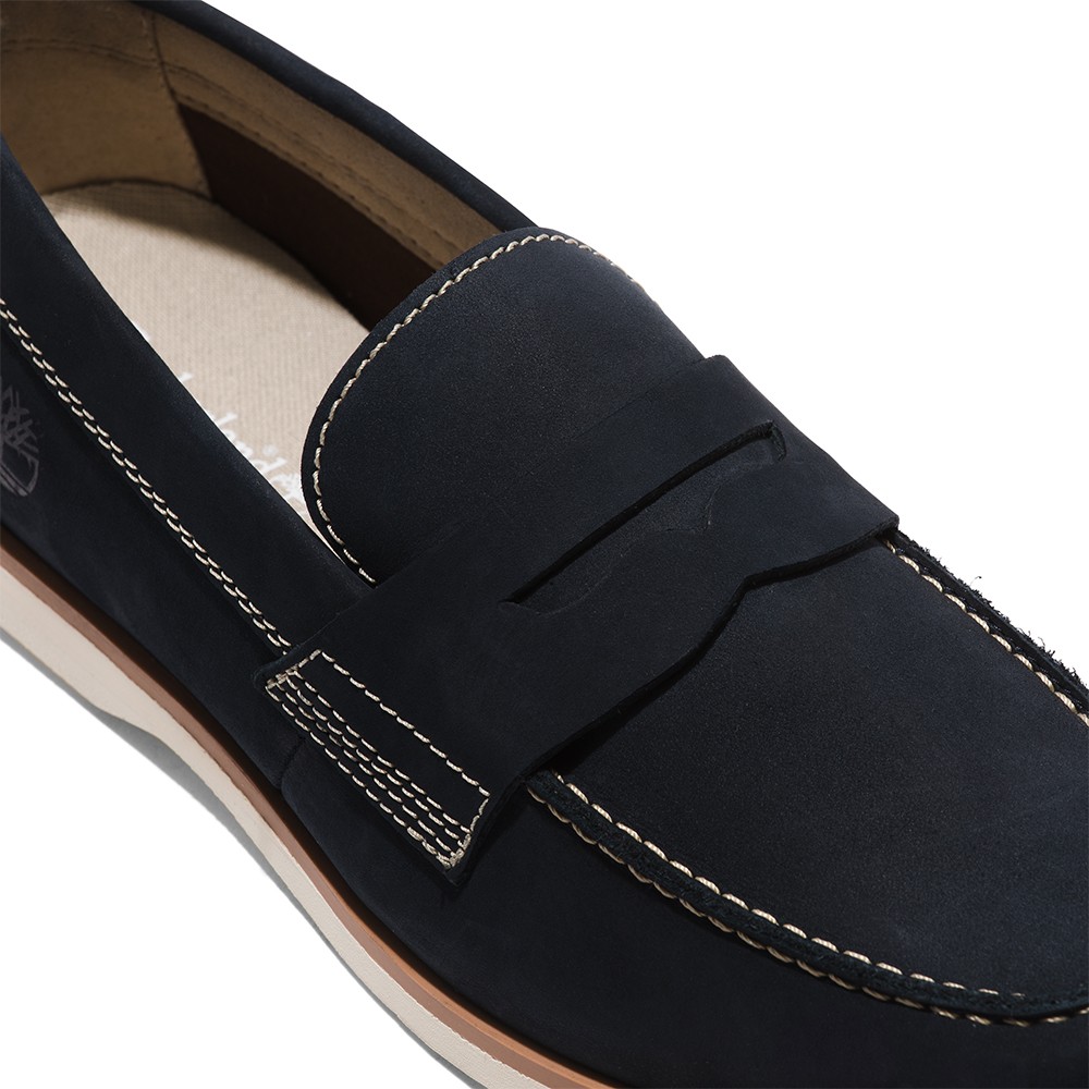 TIMBERLAND</br>Ανδρικά Boat-shoes/Loafers Μπλε Δέρμα Nubuck Classic Boat Venetian A5ZD1-019 Timberland TIMBERLAND</br>Ανδρικά Boat-shoes/Loafers Μπλε Δέρμα Nubuck Classic Boat Venetian A5ZD1-019 Timberland
