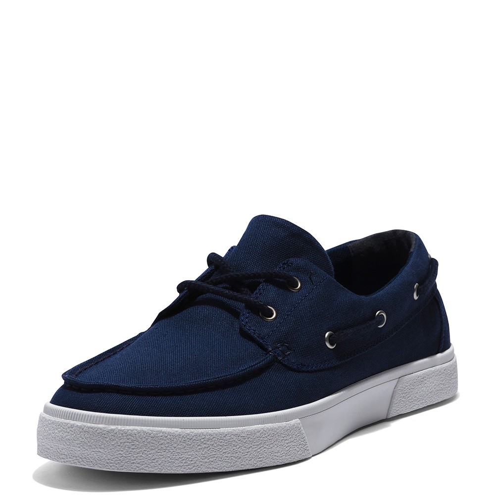 TIMBERLAND</br>Ανδρικά Boat-shoes/Ιστιοπλοϊκά Μπλε Canvas Union Wharf 2.0 EK+ Boat-shoe 2 Eye A5ZE9-019 Timberland TIMBERLAND</br>Ανδρικά Boat-shoes/Ιστιοπλοϊκά Μπλε Canvas Union Wharf 2.0 EK+ Boat-shoe 2 Eye A5ZE9-019 Timberland