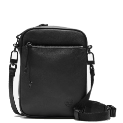 Ανδρική Τσάντα Crossbody Μαύρο Δέρμα All Gender Tuckerman A61D7-001 Timberland