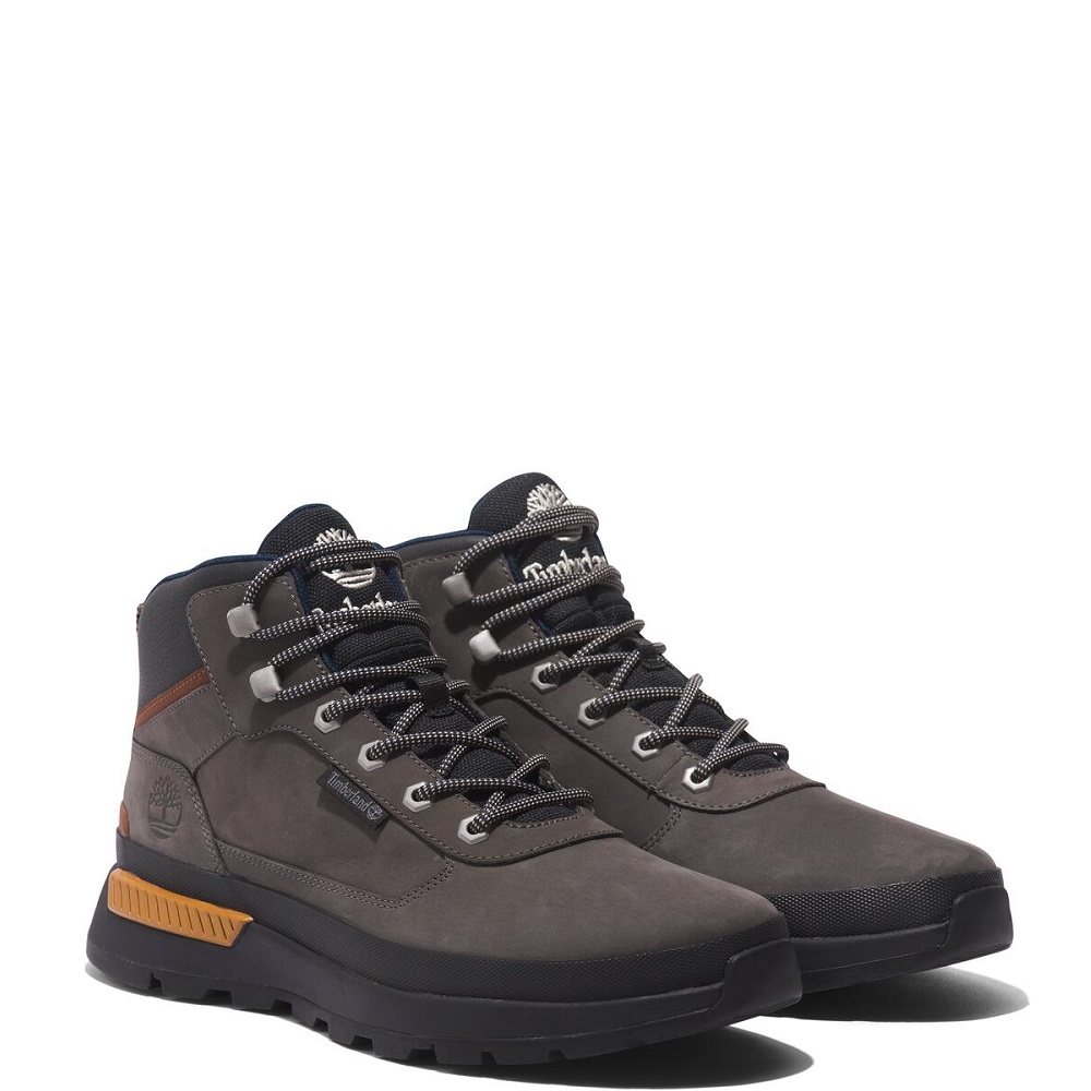 TIMBERLAND</br>Timberland Field Trekker Mid Lace A61ER-033 Ανδρικά Μποτάκια Γκρι Δέρμα Nubuck TIMBERLAND</br>Timberland Field Trekker Mid Lace A61ER-033 Ανδρικά Μποτάκια Γκρι Δέρμα Nubuck