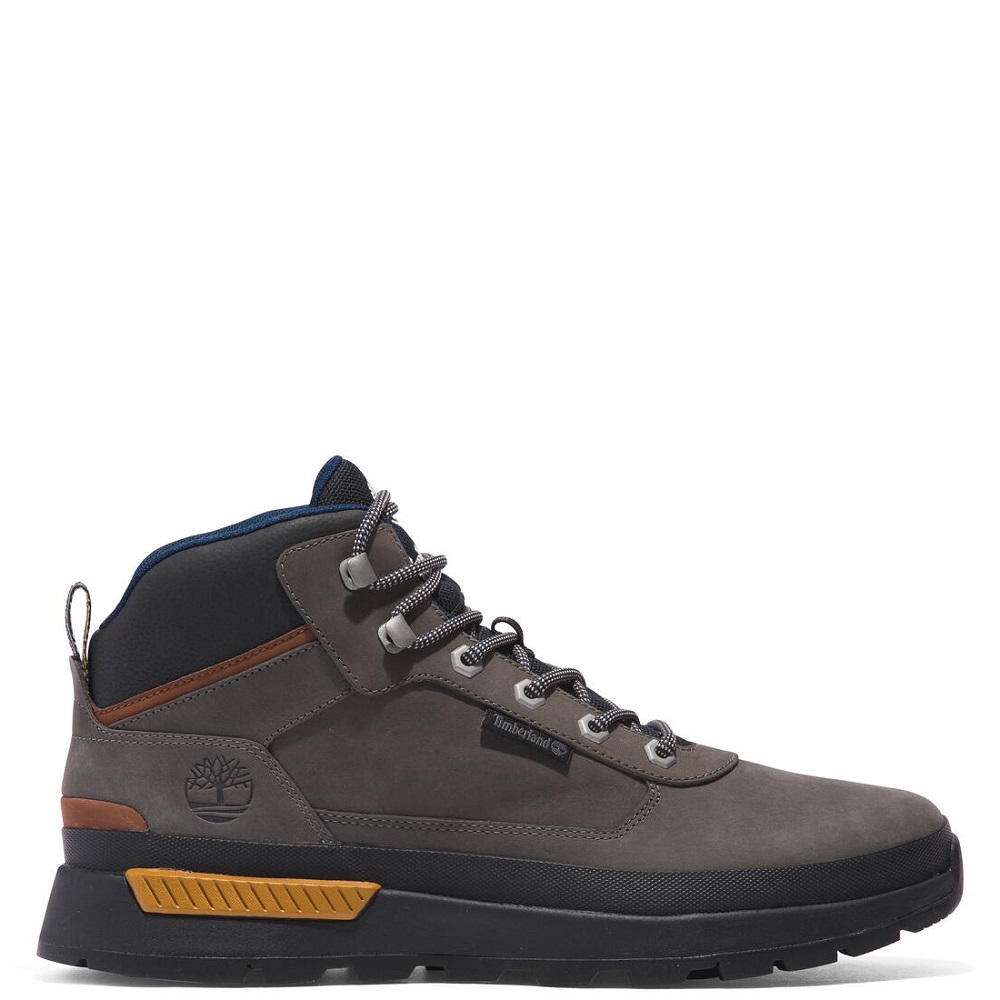 TIMBERLAND</br>Timberland Field Trekker Mid Lace A61ER-033 Ανδρικά Μποτάκια Γκρι Δέρμα Nubuck TIMBERLAND</br>Timberland Field Trekker Mid Lace A61ER-033 Ανδρικά Μποτάκια Γκρι Δέρμα Nubuck
