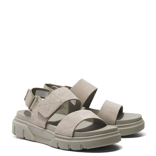 Timberland Greyfield 2 Strap Sandal A61MG-E03 Γυναικεία Πέδιλα Μπεζ Suede