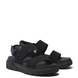 Γυναικεία Πέδιλα Μαύρο Nubuck Greyfield 2 Strap Sandal A61NH-EK4 Timberland