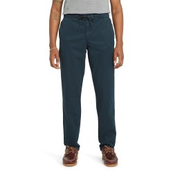 Ανδρικό Παντελόνι Μπλε Stretch Twill Jogger Pant Relaxed Tapered A61UK-433 Timberland