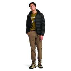 Ανδρικό Μπουφάν Αδιάβροχο Μαύρο DWR Axis Peak Packable Hooded Jacket A625K-001 Timberland
