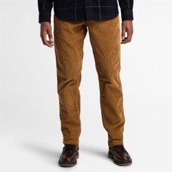 TIMBERLAND</br>Ανδρικό Παντελόνι Κοτλέ Κάμελ Corduroy Pant Relaxed Tapered A62MK-EH2 Timberland