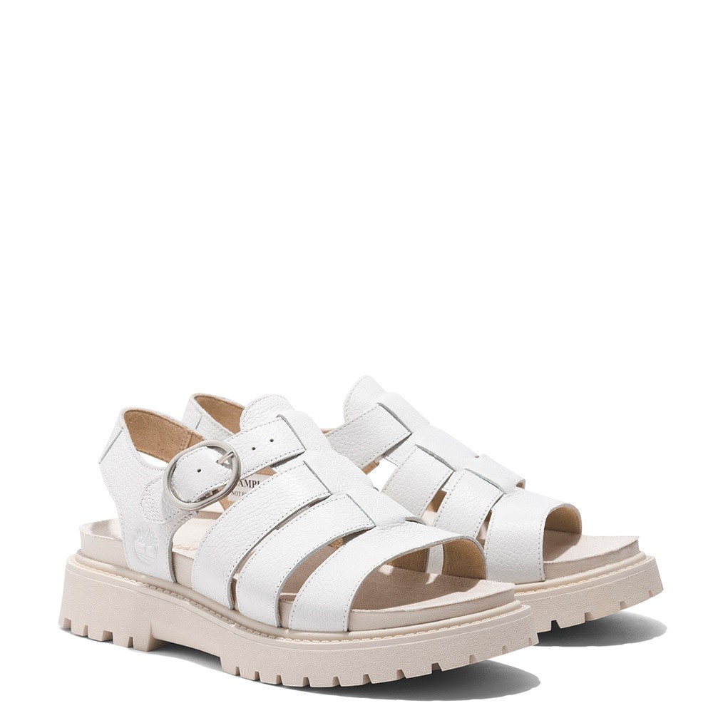 TIMBERLAND</br>Γυναικεία Πέδιλα Λευκό Δέρμα Clairemont Way Fisherman Sandal A62WR-EM2 Timberland TIMBERLAND</br>Γυναικεία Πέδιλα Λευκό Δέρμα Clairemont Way Fisherman Sandal A62WR-EM2 Timberland