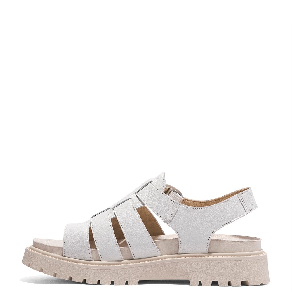 TIMBERLAND</br>Γυναικεία Πέδιλα Λευκό Δέρμα Clairemont Way Fisherman Sandal A62WR-EM2 Timberland TIMBERLAND</br>Γυναικεία Πέδιλα Λευκό Δέρμα Clairemont Way Fisherman Sandal A62WR-EM2 Timberland