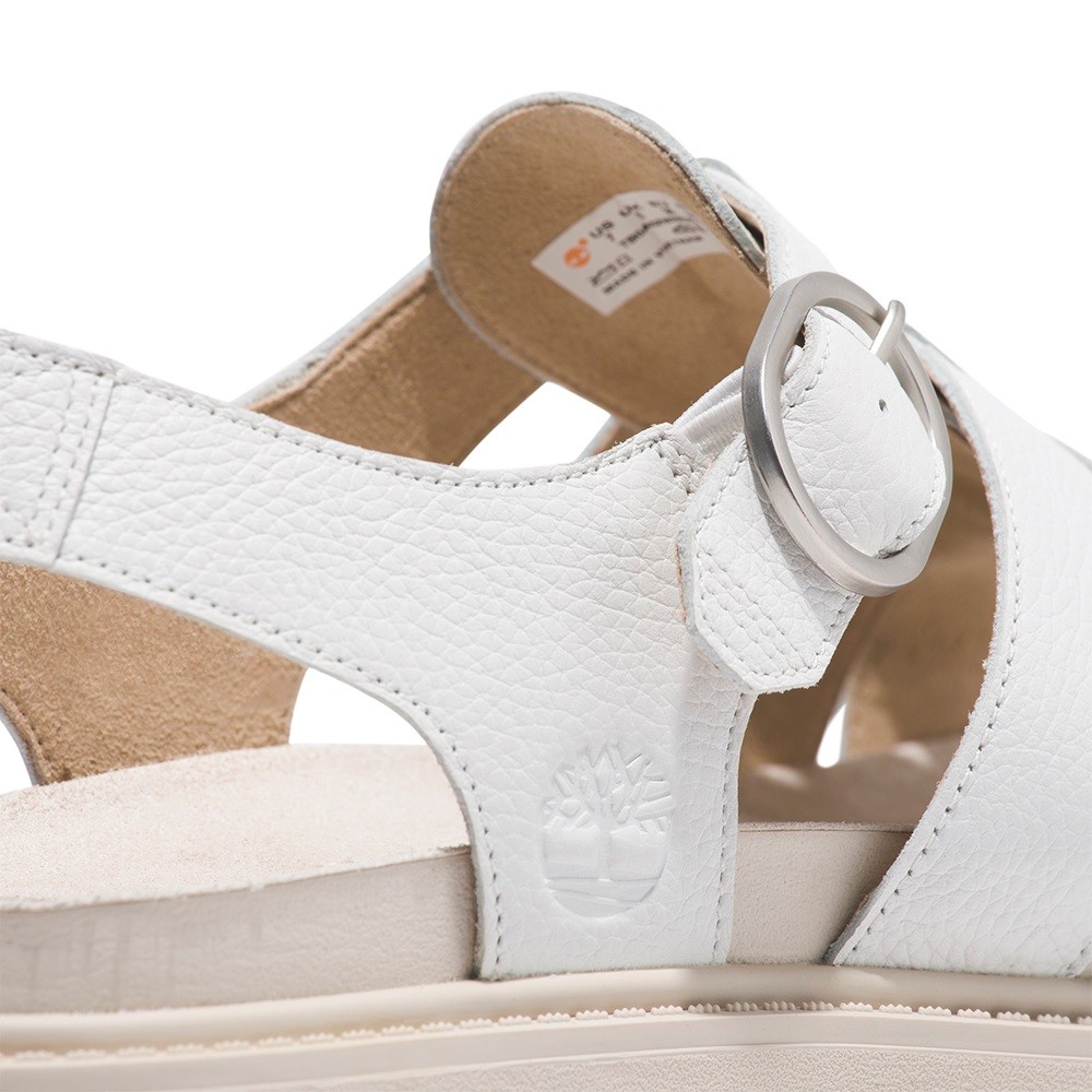 TIMBERLAND</br>Γυναικεία Πέδιλα Λευκό Δέρμα Clairemont Way Fisherman Sandal A62WR-EM2 Timberland TIMBERLAND</br>Γυναικεία Πέδιλα Λευκό Δέρμα Clairemont Way Fisherman Sandal A62WR-EM2 Timberland