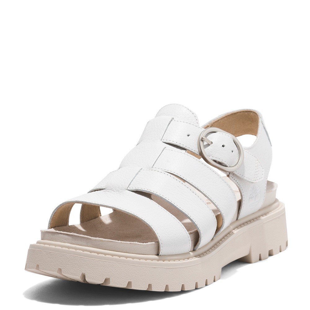 TIMBERLAND</br>Γυναικεία Πέδιλα Λευκό Δέρμα Clairemont Way Fisherman Sandal A62WR-EM2 Timberland TIMBERLAND</br>Γυναικεία Πέδιλα Λευκό Δέρμα Clairemont Way Fisherman Sandal A62WR-EM2 Timberland