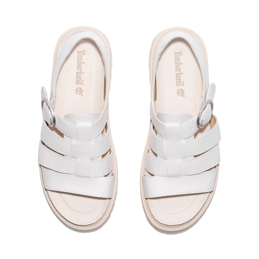 TIMBERLAND</br>Γυναικεία Πέδιλα Λευκό Δέρμα Clairemont Way Fisherman Sandal A62WR-EM2 Timberland TIMBERLAND</br>Γυναικεία Πέδιλα Λευκό Δέρμα Clairemont Way Fisherman Sandal A62WR-EM2 Timberland