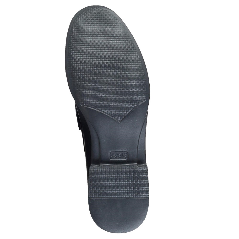 BOSS</br>Ανδρικά Μοκασίνια/Loafers Μαύρο Δέρμα A6487 FLORENTIC Boss BOSS</br>Ανδρικά Μοκασίνια/Loafers Μαύρο Δέρμα A6487 FLORENTIC Boss