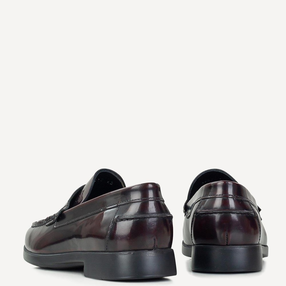 BOSS</br>Ανδρικά Μοκασίνια/Loafers Μπορντώ Δέρμα A6487 FLORENTIC Boss BOSS</br>Ανδρικά Μοκασίνια/Loafers Μπορντώ Δέρμα A6487 FLORENTIC Boss