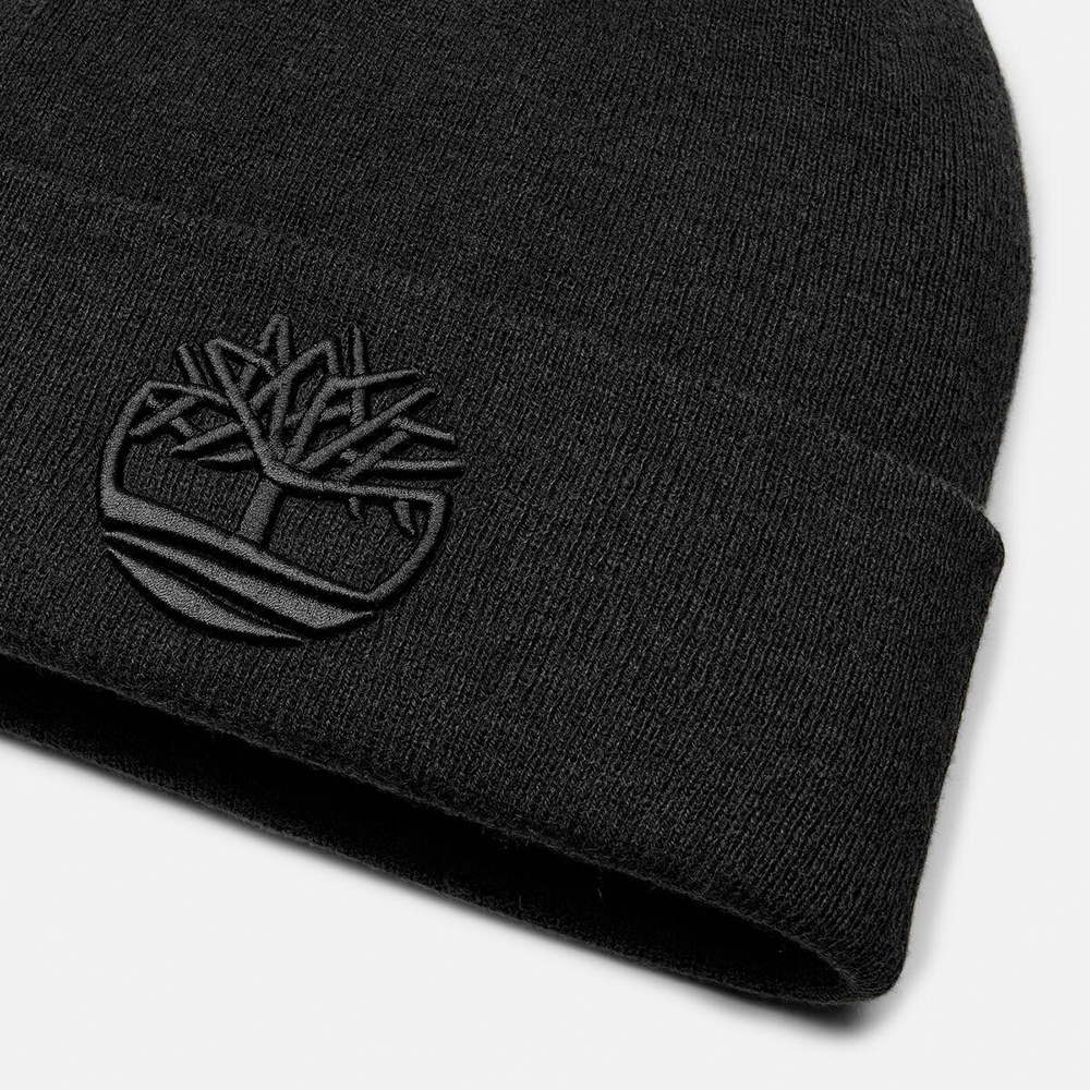 TIMBERLAND</br>Timberland 3D Embroidery Beanie A65HP-001 Ανδρικός Σκούφος Μαύρο